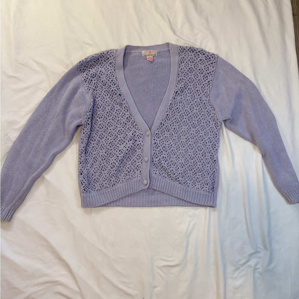 Chic Lavender Women's Cardigan